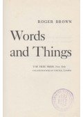 Brown, Roger - Words and Things