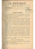 Dr. Istóczy Győző - 12 röpirat VI. évfolyam I-XII. szám (egybe kötve)
