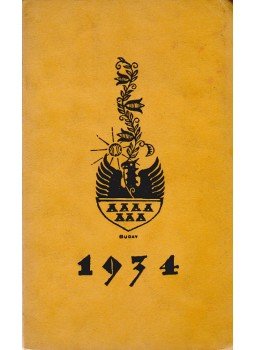  - Szegedi kis kalendárium 1934. (Buday György fametszeteivel.), Szeged 1933 antikvár könyv