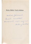 Hubay Miklós - Napló nélkülem (Dedikált)