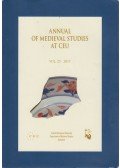 Gerhard Jaritz,Kyra Lyublyanovics,Judith A. Rasson,Zsuzsanna Reed - Annual of Medieval Studies at CEU vol.23 2017