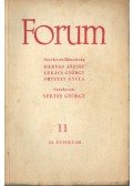 Vértes György - Forum III. évfolyam 11. szám