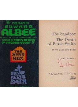 Edward Albee - The Sandbox / The Death of Bessie Smith / Fam and Yam (aláírt), New York 1963 antikvár könyv