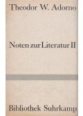 Adorno, Theodor W. - Noten zur Literatur II.