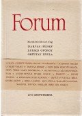 Lukács György,Radnóti Miklós,Erdei Ferenc,Ortutay Gyula,Darvas József,Háy Gyula,Bóka László - Forum. Irodalmi, társadalomtudományi és kritikai folyóirat. I. évfolyam, 1. szám. (1946. szeptember.)