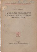 Kring Miklós - A muraközi országhatár a magyar–horvát viszony történetében.