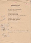 Jékely Zoltán - Jékely Zoltán (1913–1982) költő, műfordító által „Eső-hívó” címmel egy gépelt oldal terjedelmű kézirata, gépelt szöveg mellett Jékely Zoltán saját kezű magyar műfordításával.