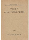 Subosits István - A nyelvi közlés alapjai