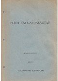 Kurtán Lajos,Dr. Varró Tibor - Politikai gazdaságtan