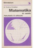 Korányi Erzsébet dr. - Matematika III. osztály