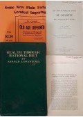 Lorand, Arnold - Arnold Lorand karlsbadi fürdőorvos angol nyelvű táplálkozástudományi munkája (Aláírt)