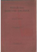 Mihalik Sándor - Pest-budai ónműves emlékek