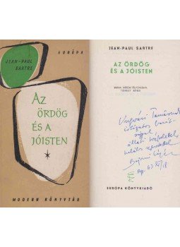 Jean-Paul Sartre - Az ördög és a jóisten (Bajomi Lázár Endre által dedikált), Budapest 0 antikvár könyv