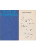 Max Frisch - Dienstbüchlein (dedikált)