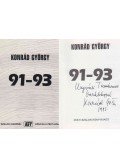 Konrád György - 91-93 (dedikált)