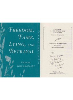 Leszek Kolakowski - Freedom, Fame, Lying and Betrayal (dedikált), Colorado 1999 antikvár könyv