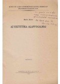 Barta János - Az esztétika alapfogalmai (dedikált)