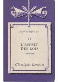 Montesquieu - De l'esprit des lois  II.