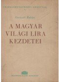 Gerézdi Rabán - A magyar világi líra kezdetei