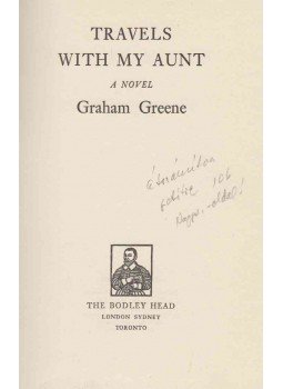 Graham Greene - Travels with My Aunt (Ungvári Tamás fordítói példánya), London 1969 antikvár könyv