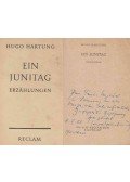 Hugo Hartung - Ein Junitag (dedikált)