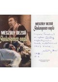 Mészöly Dezső - Shakespeare-napló (dedikált)