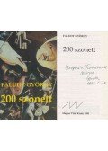Faludy György - 200 szonett (dedikált)