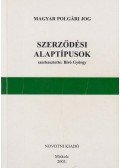 Bíró György - Szerződési alaptípusok