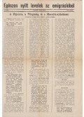 Róbert Oszkár (szerk.) - Egészen nyílt levelek az emigrációból. Szerkeszti: Róbert [Saxel] Oszkár. 9. szám. (1930. október.)