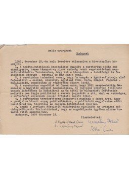 Keresztury Dezső, Illés Endre, Basch Lóránt - A Babits-hagyaték kuratóriumának egy gépelt oldal terjedelmű kutatási engedélye Belia György (1923–1982) Babits-kutató, irodalomtörténésznek, Budapest 1957 antikvár könyv