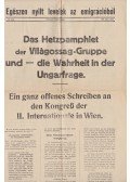 Róbert Oszkár (szerk.) - Egészen nyílt levelek az emigrációból 12. (1931. július)