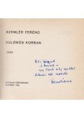 Szemlér Ferenc - Különös korban. Versek (Dedikált)