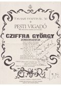  - Cziffra György (Budapest, 1921. – Longpont-sur-Orge, 1994. január 15.) világhírű zongoraművész zenei estének plakátja a művész saját kézzel írt dedikációjával