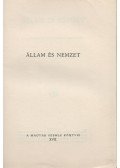 Szekfű Gyula - Állam és nemzet