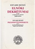 Kövesdi János - Edvard Benes elnöki dekrétumai
