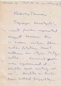 Mészöly Dezső - Mészöly Dezső autográf, aláírt levele Ungvári Tamáshoz