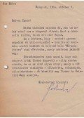Sós Endre - Sós Endre gépelt, aláírt levele Ungvári Tamáshoz