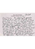 William Styron - William Styron autográf levelezőlapja Ungvári Tamáshoz