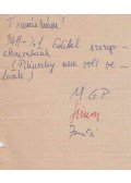 Molnár Gál Péter - Molnár Gál Péter levele Ungvári Tamáshoz (M.G.P. és Pilinszky aláírásával)