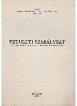  - Vetületi szabályzat, Budapest 1975 antikvár könyv