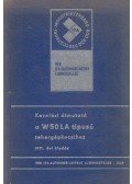  - Kezelési utmutató a W50L/K és W50La/K teher gépkocsihoz