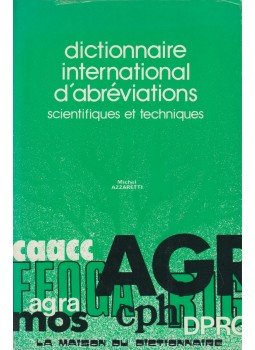 Michel Azzaretti - Dictionnaire international d'abrévations, Paris 1978 antikvár könyv
