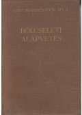 Báró Brandenstein Béla - Bölcseleti alapvetés