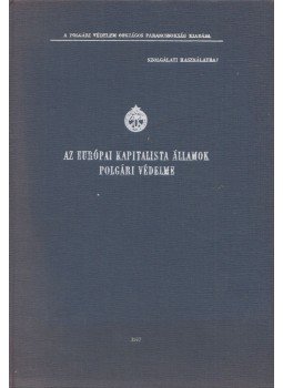  - Az európai kapitalista államok polgári védelme,  1967 antikvár könyv