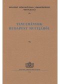 Némethy Károly,Budó Jusztin - Tanulmányok Budapest múltjából VI.