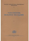 Némethy Károly,Budó Jusztin - Tanulmányok Budapest múltjából V.