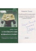 Sárközy Tamás - A hatékonyabb kormányzásért (dedikált)