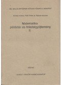 Borbély Imréné,Páldi Vince,Dr. Reiman Istvánné - Matematika példatár és feladatgyűjtemény II.