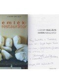Lázár Balázs - Emlékrestaurátor (dedikált)