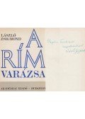 László Zsigmond - A rím varázsa (dedikált)